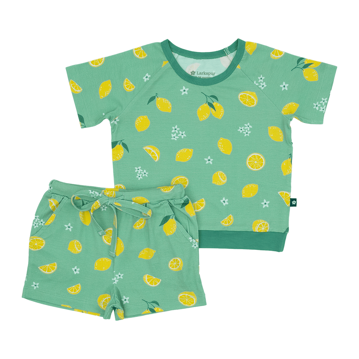 Jogger Set in Citrus Summer