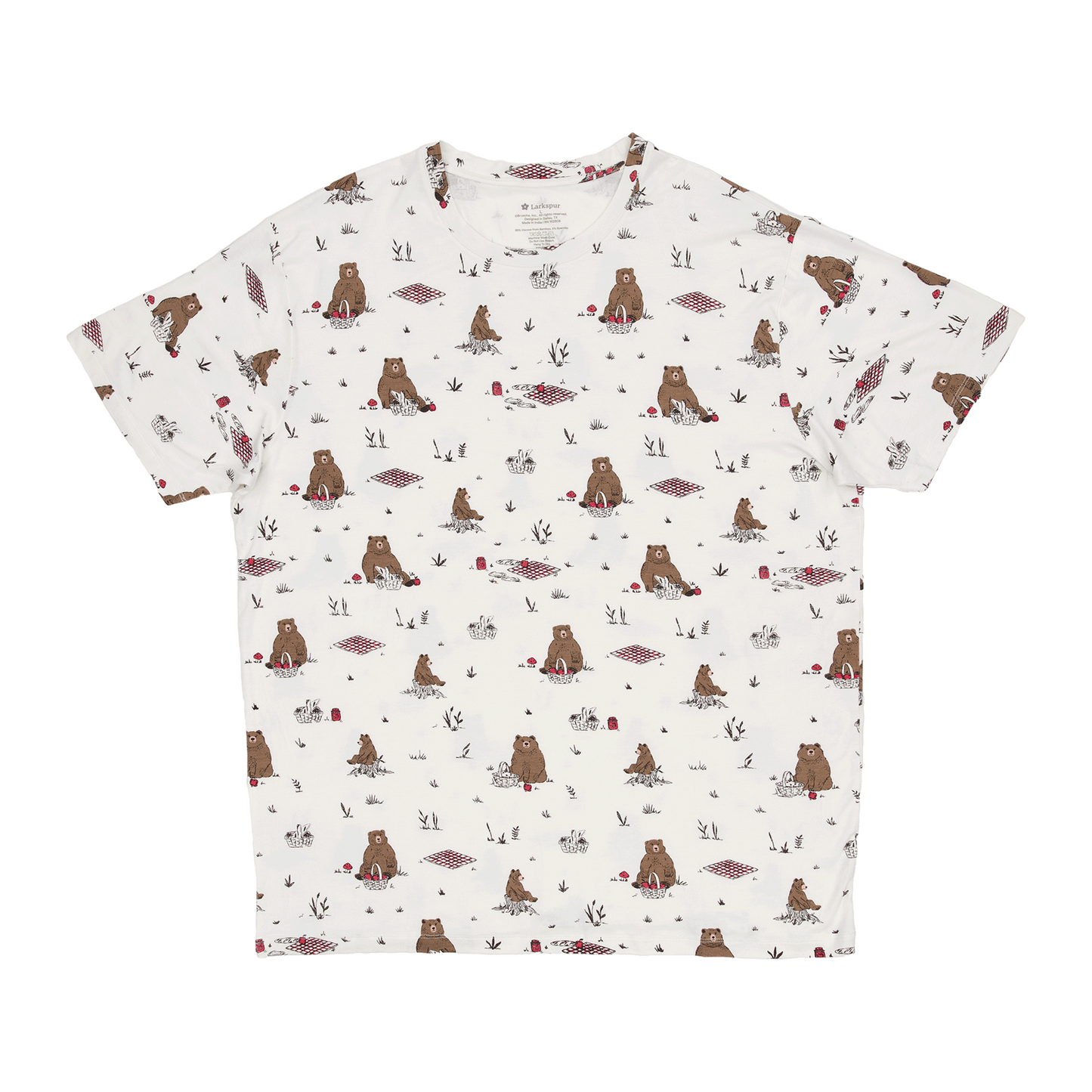Men's Crew Neck Tee in Picnic