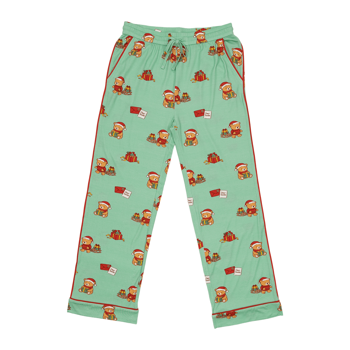 Women's Long Pajama Set in Dear Santa