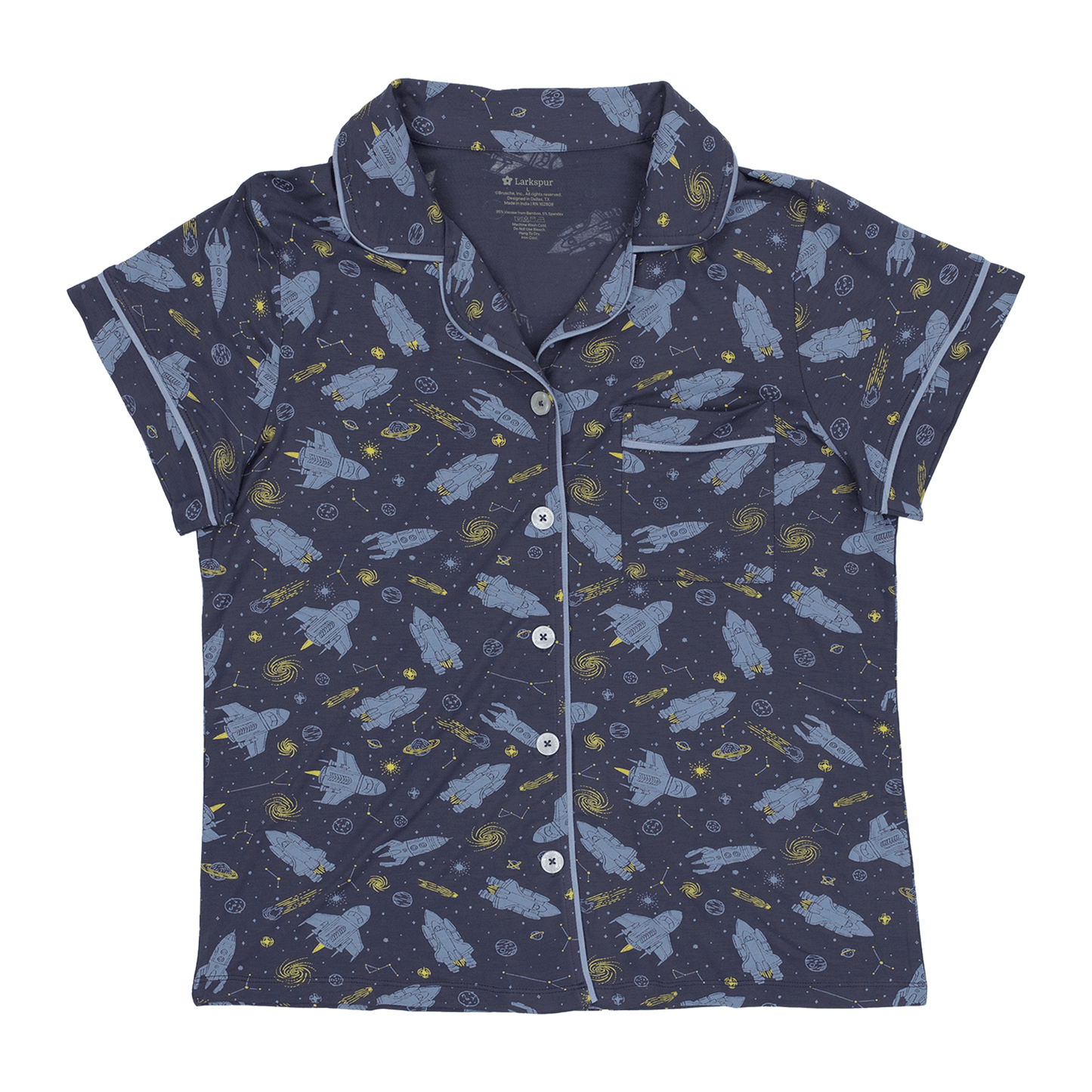 Women's Short Pajama Set in Starships