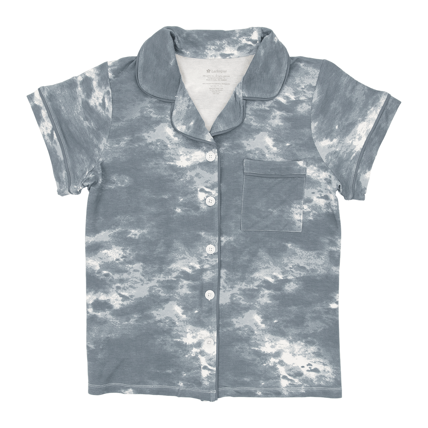Women's Short Pajama Set in Dark Slate