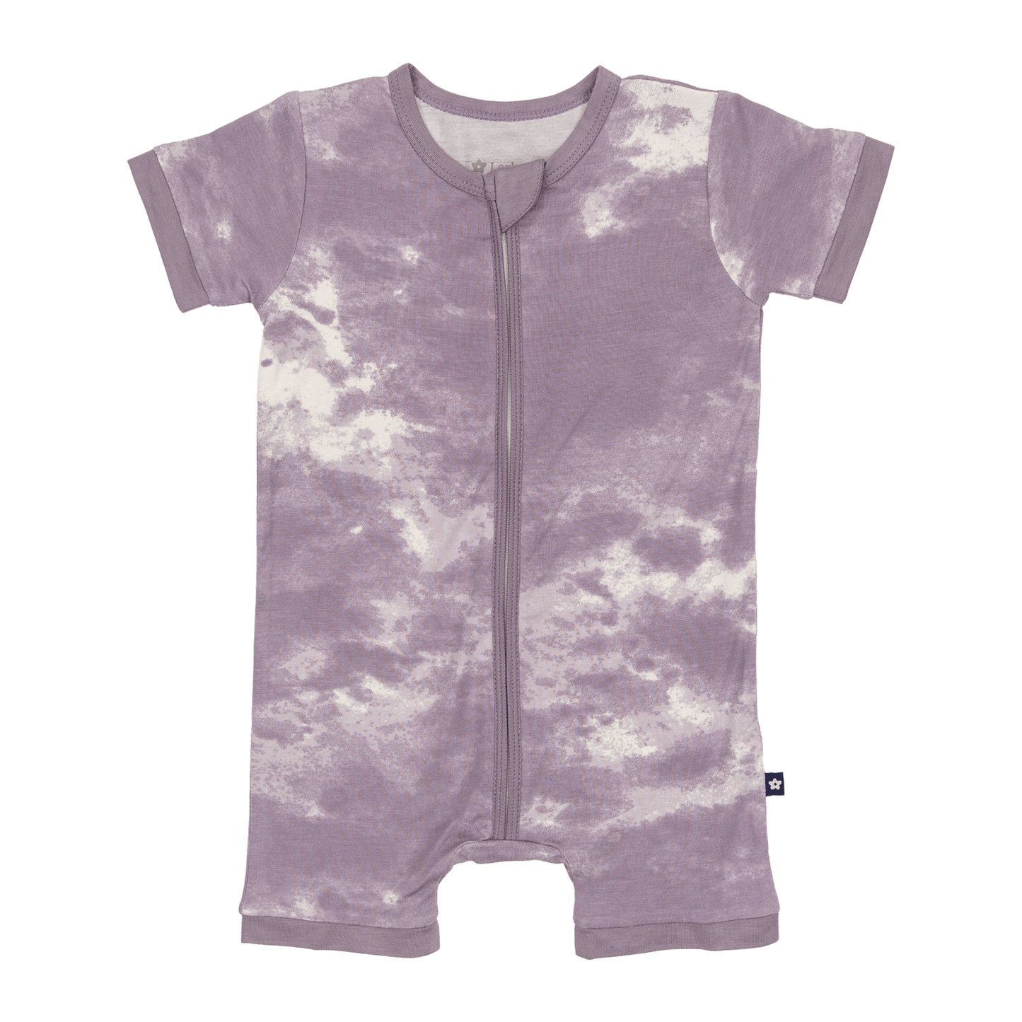 Short Zip Romper in Quick Silver