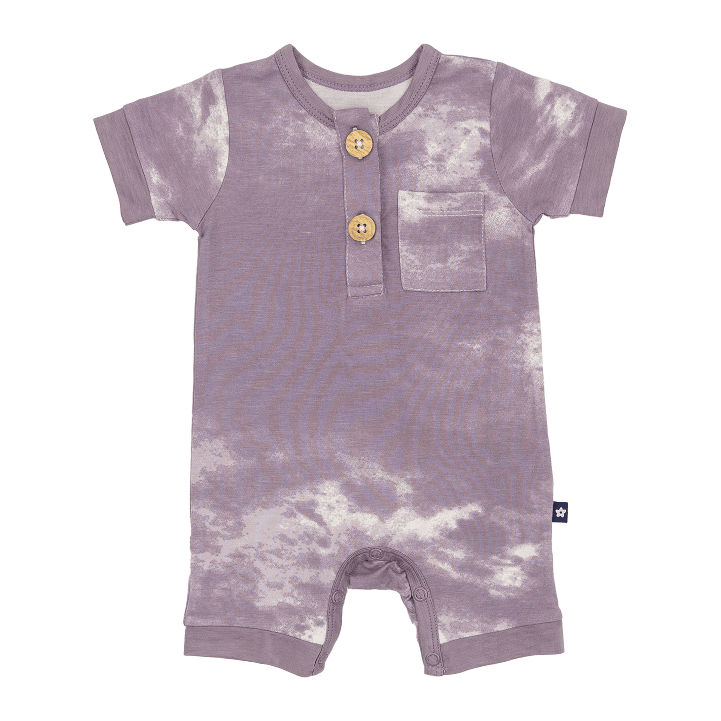Short Romper in Quick Silver