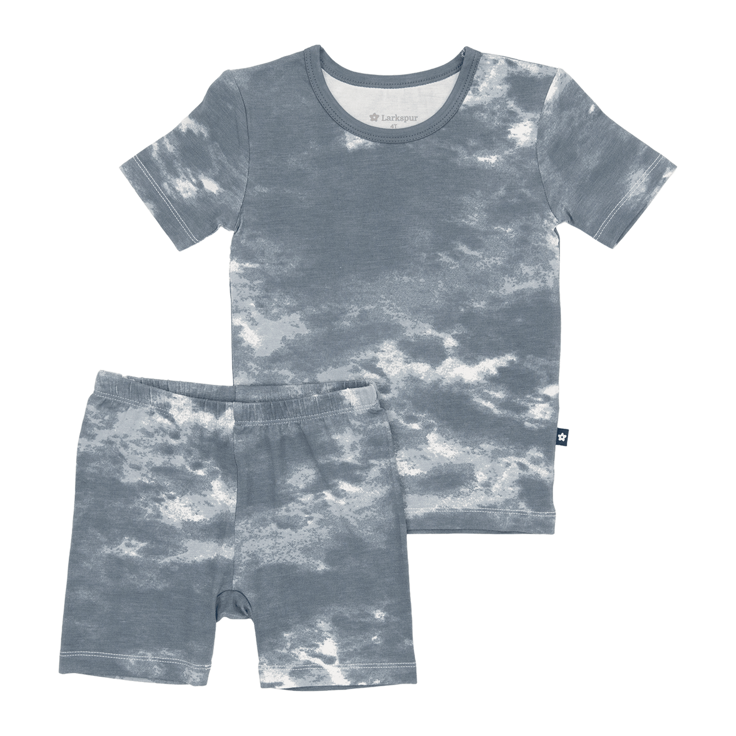 Short PJ Set in Dark Slate