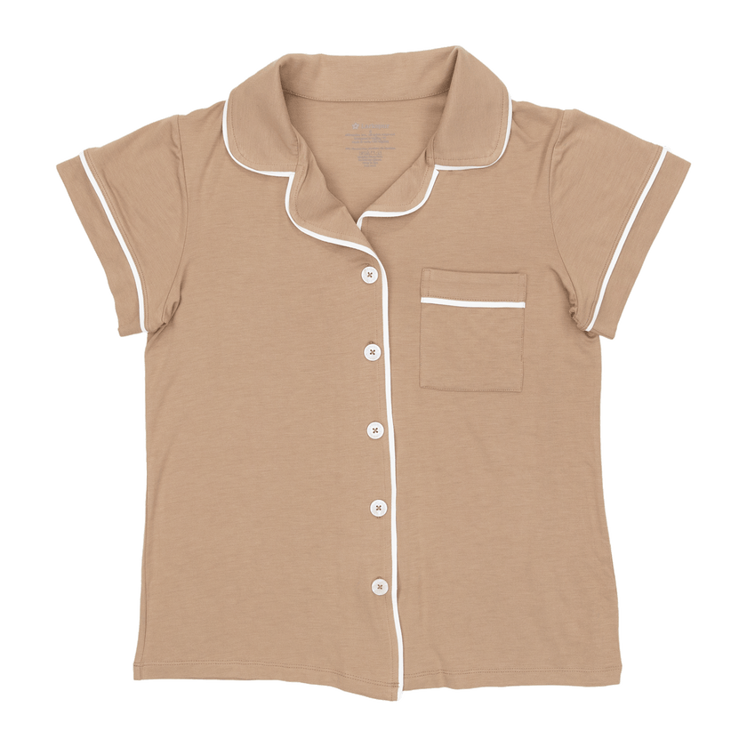Women's Short Pajama Set in Mocha