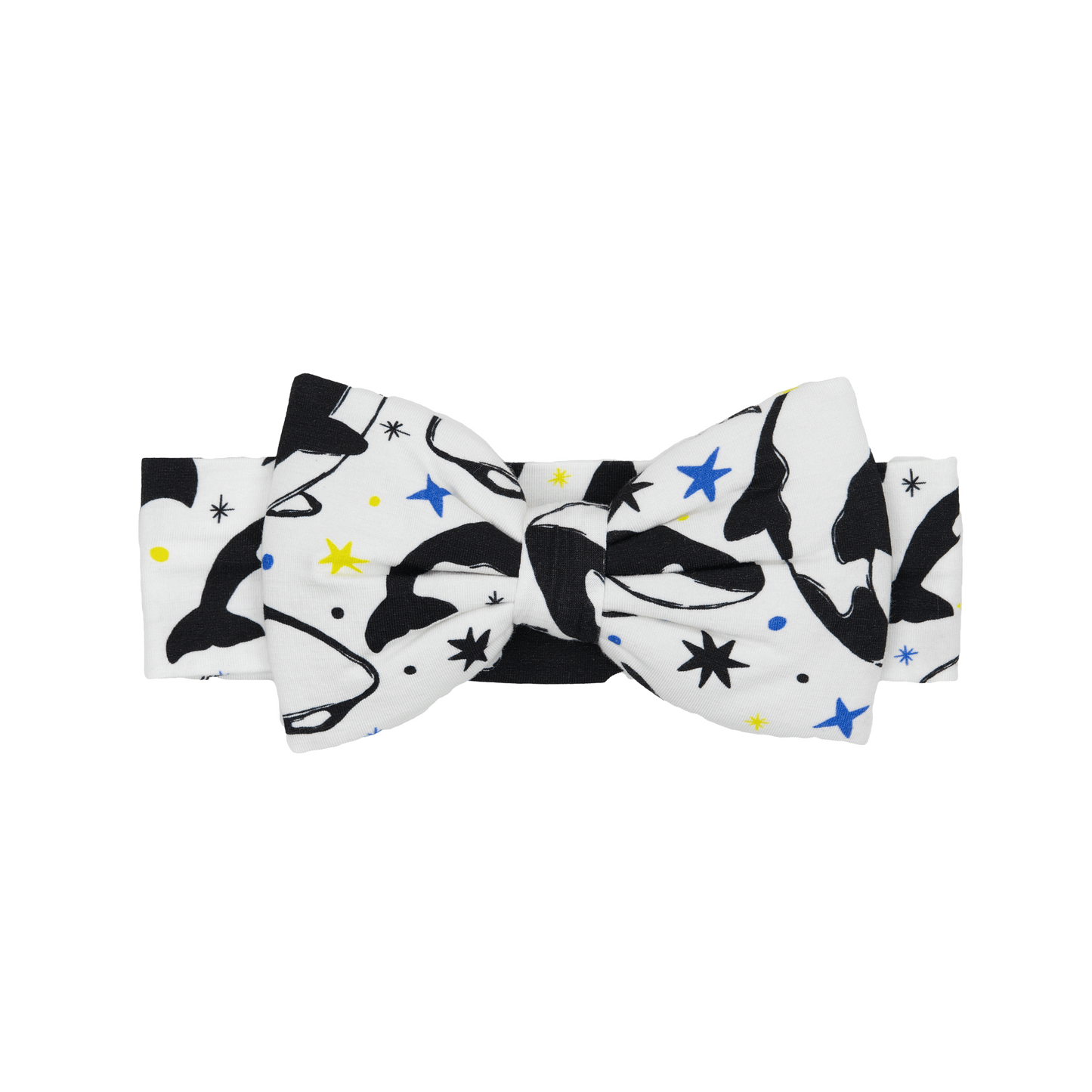 Headband in Dancing Orcas