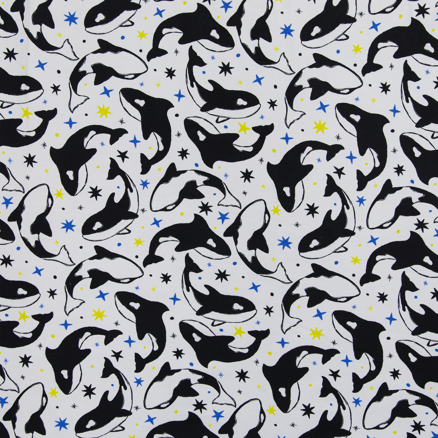 Bubble Romper in Dancing Orcas