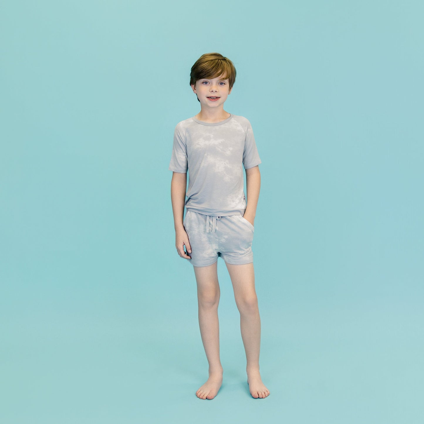 Jogger Set in Blue Fog