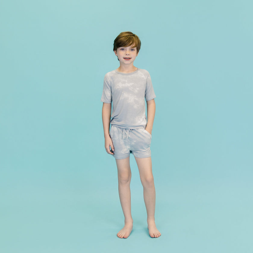 Jogger Set in Blue Fog