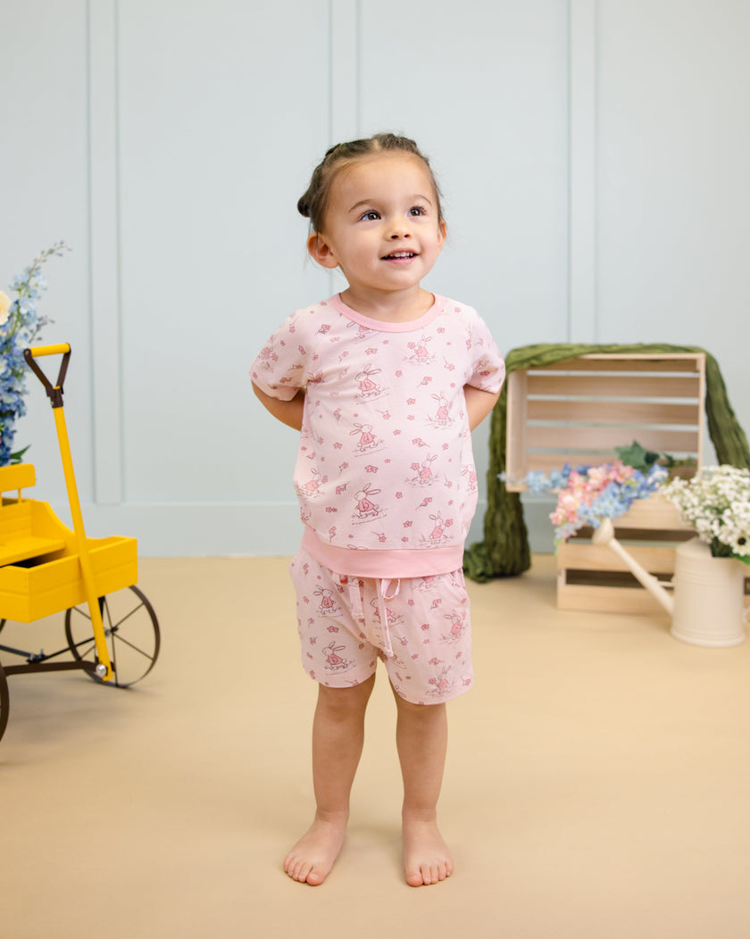 Jogger Set in Bunny Blossoms