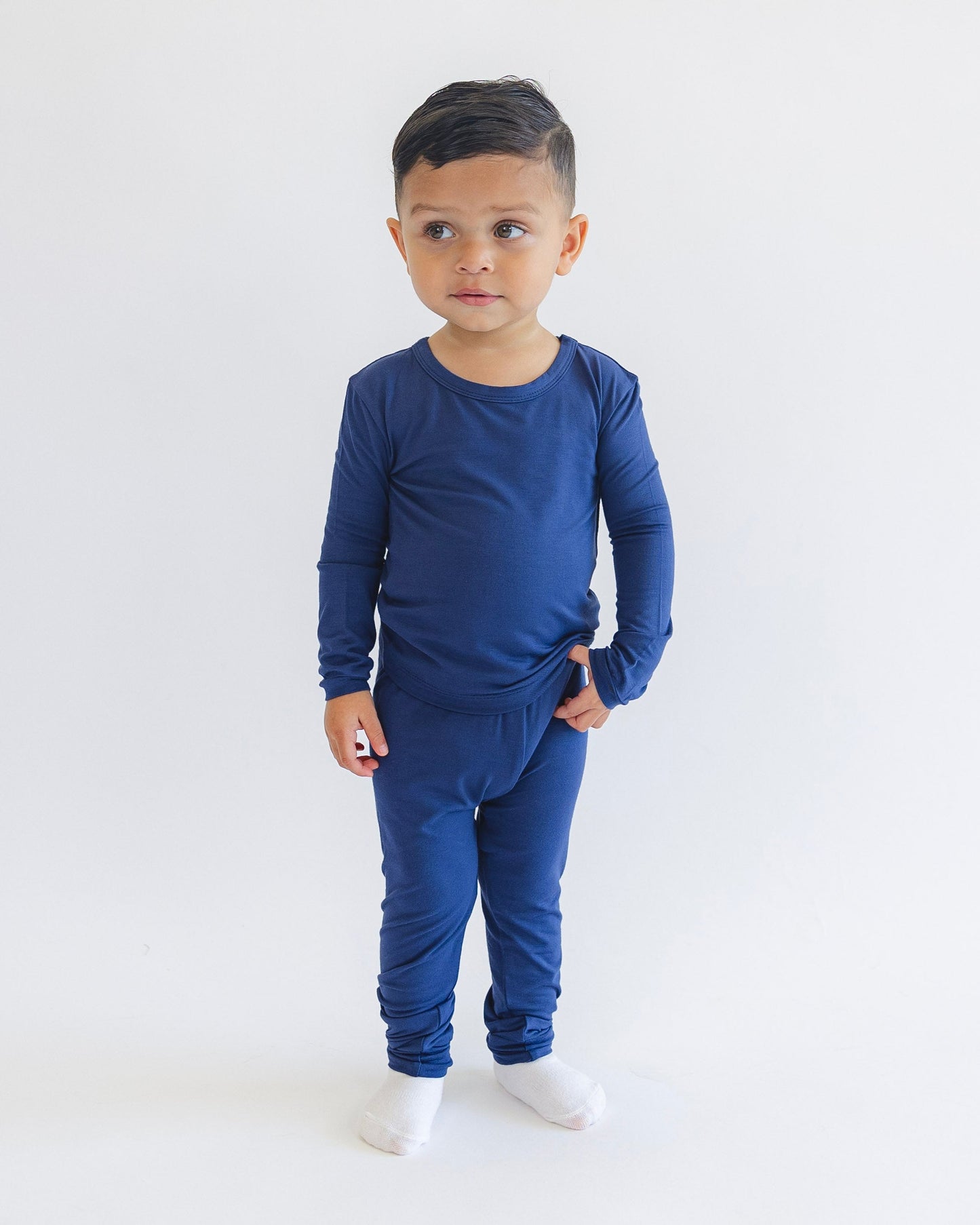 Long Sleeve Pajamas in Larkspur