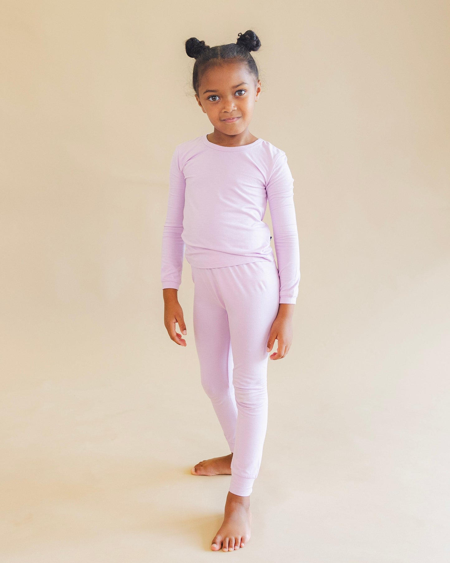 Long Sleeve Pajamas in Orchid