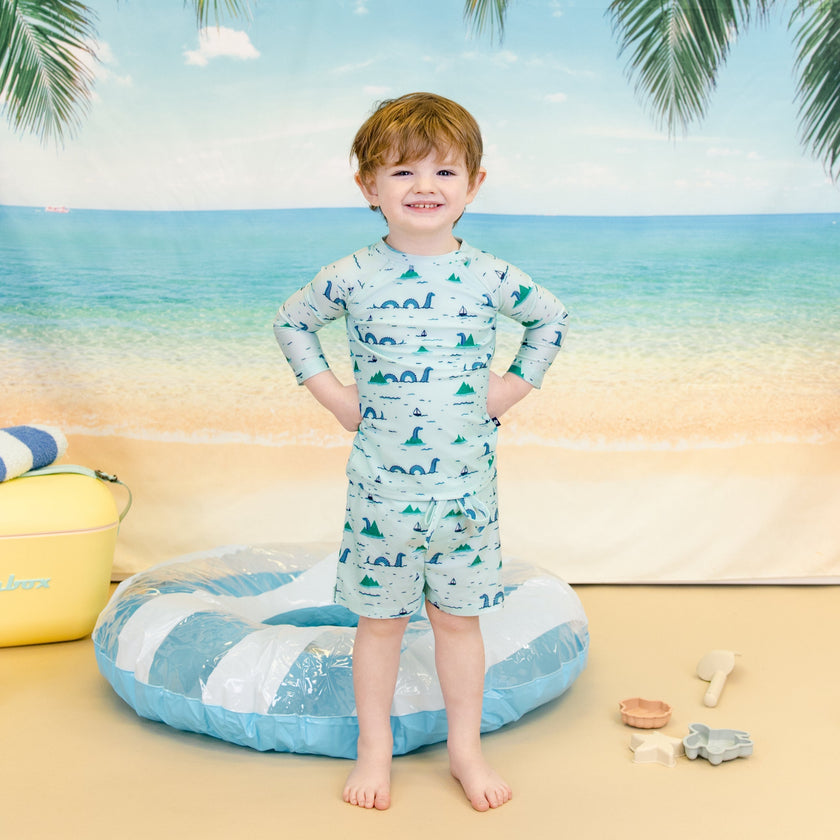 Rashguard Swim Set in Sea Monster!