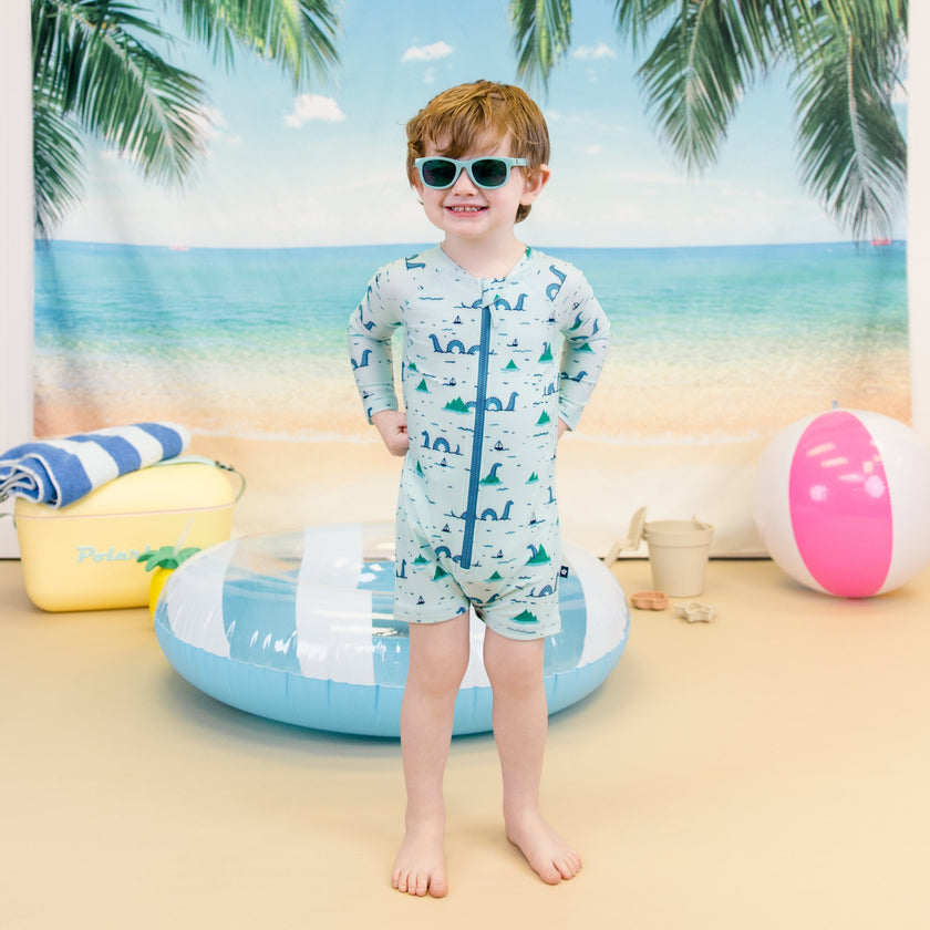 Rashguard Swimsuit in Sea Monster