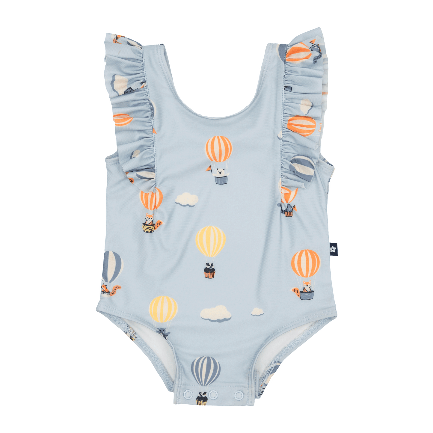 Ruffle Swimsuit in Up and Away