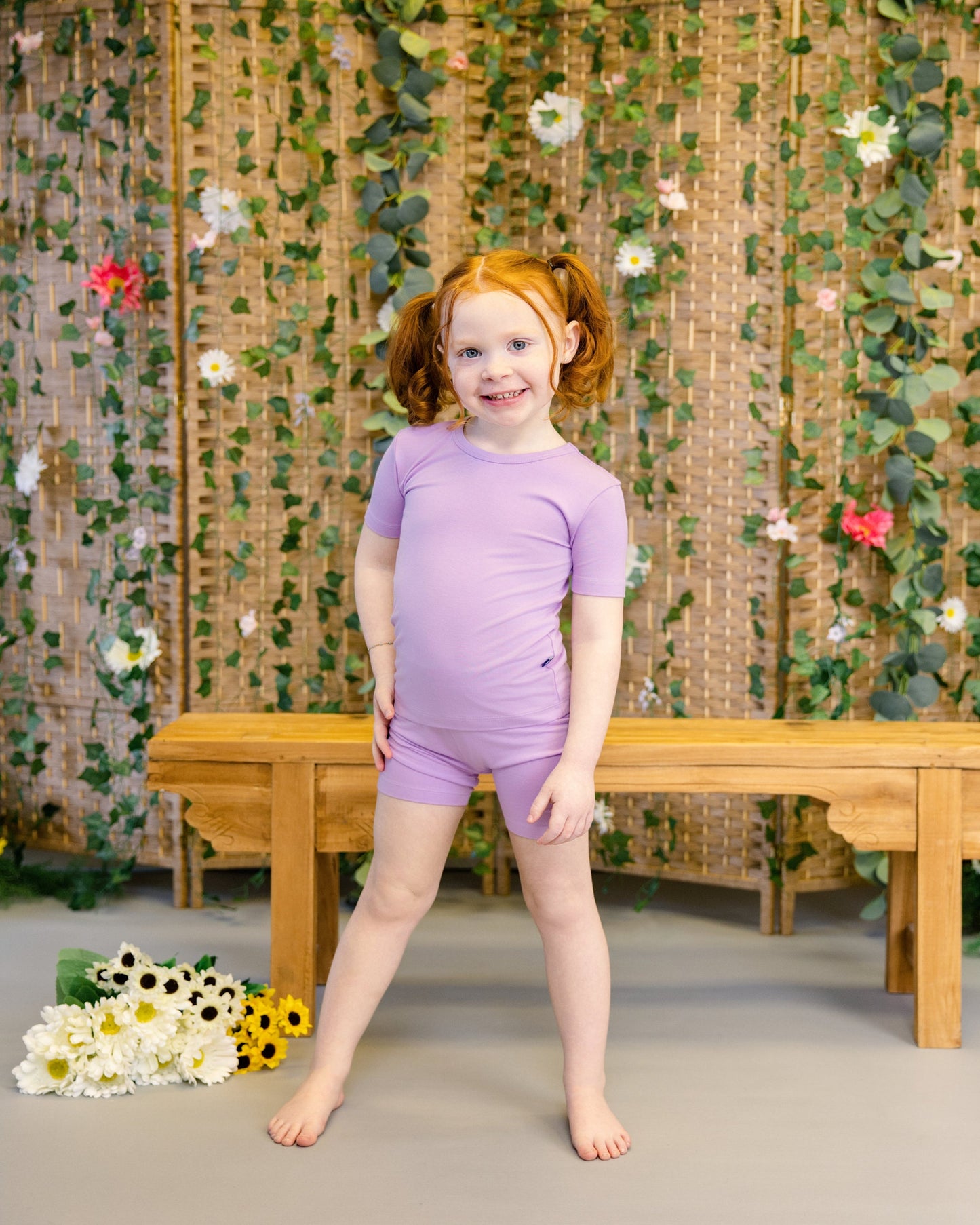 Short PJ Set in Violet