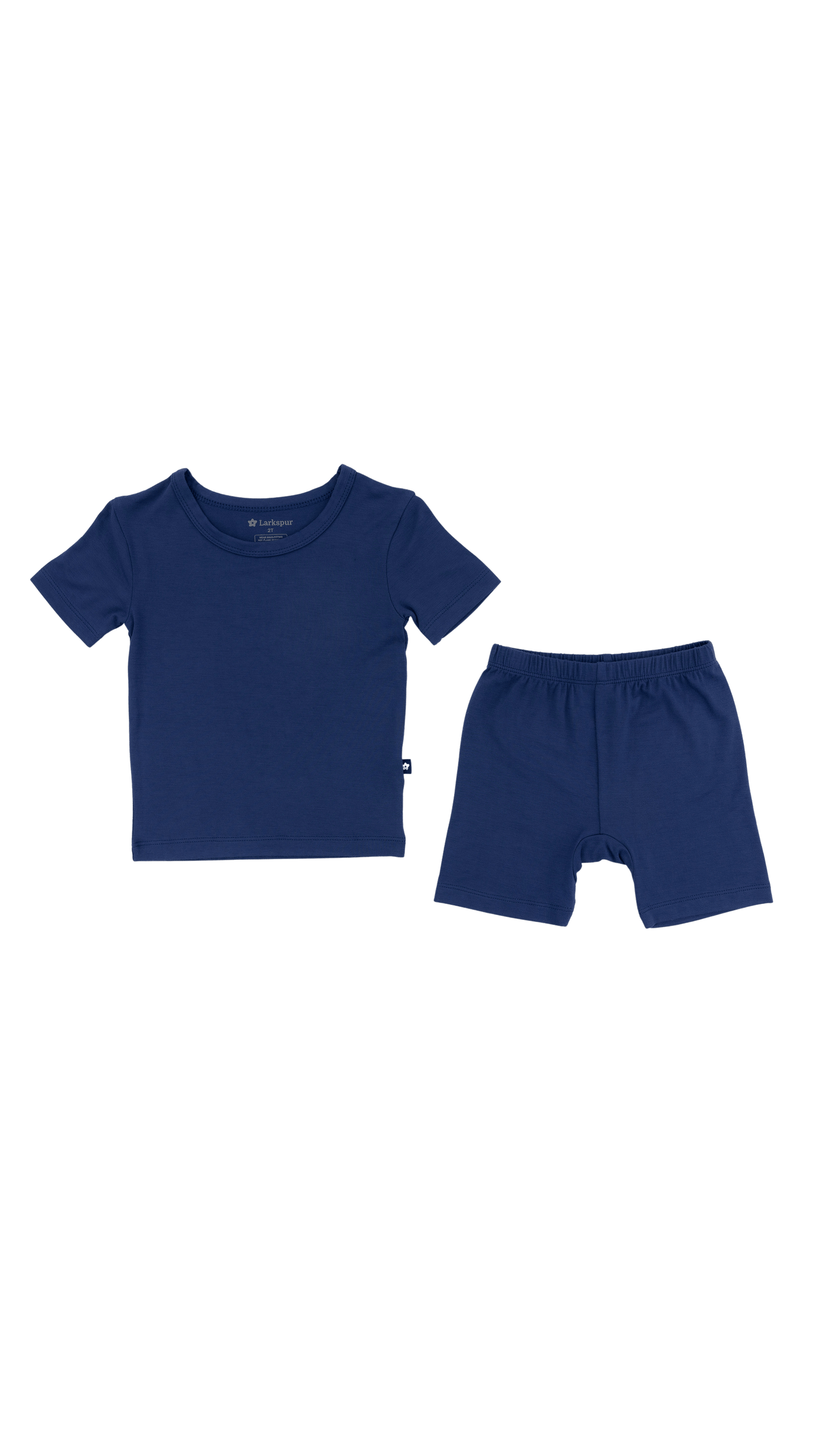 Short PJ Set in Larkspur