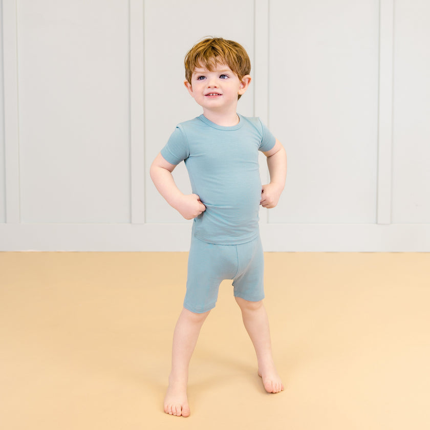 Short PJ Set in Sky