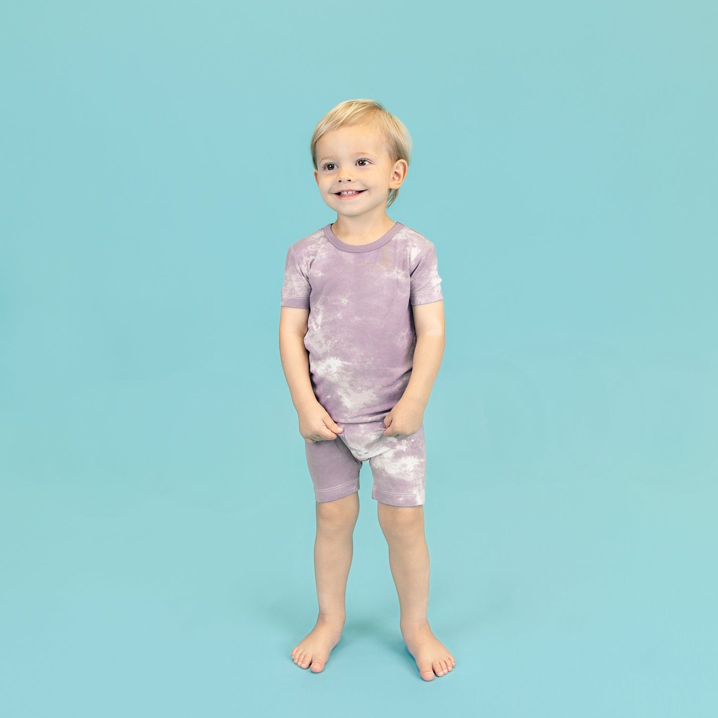 Short PJ Set in Quick Silver
