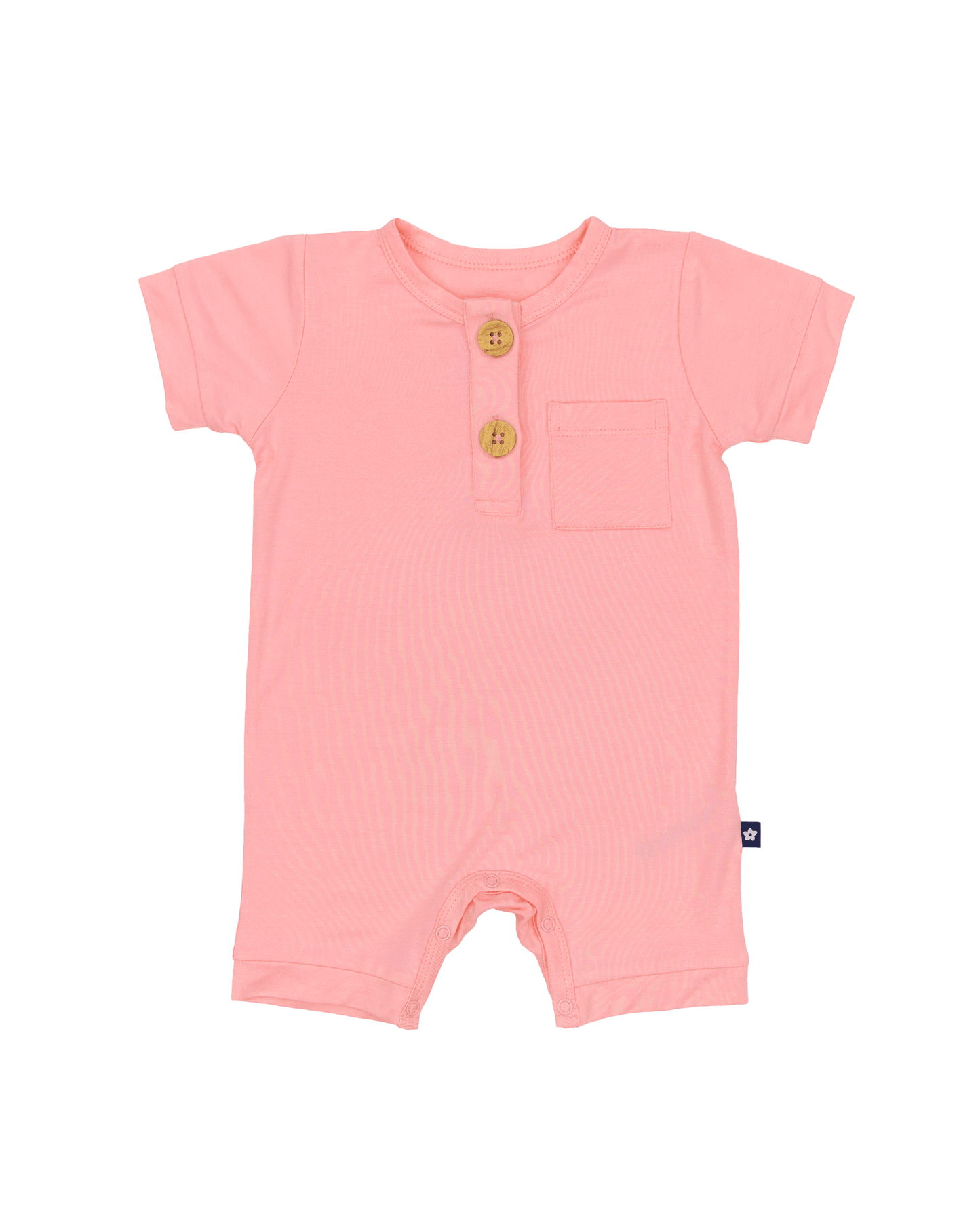 Short Romper in Candy Pink