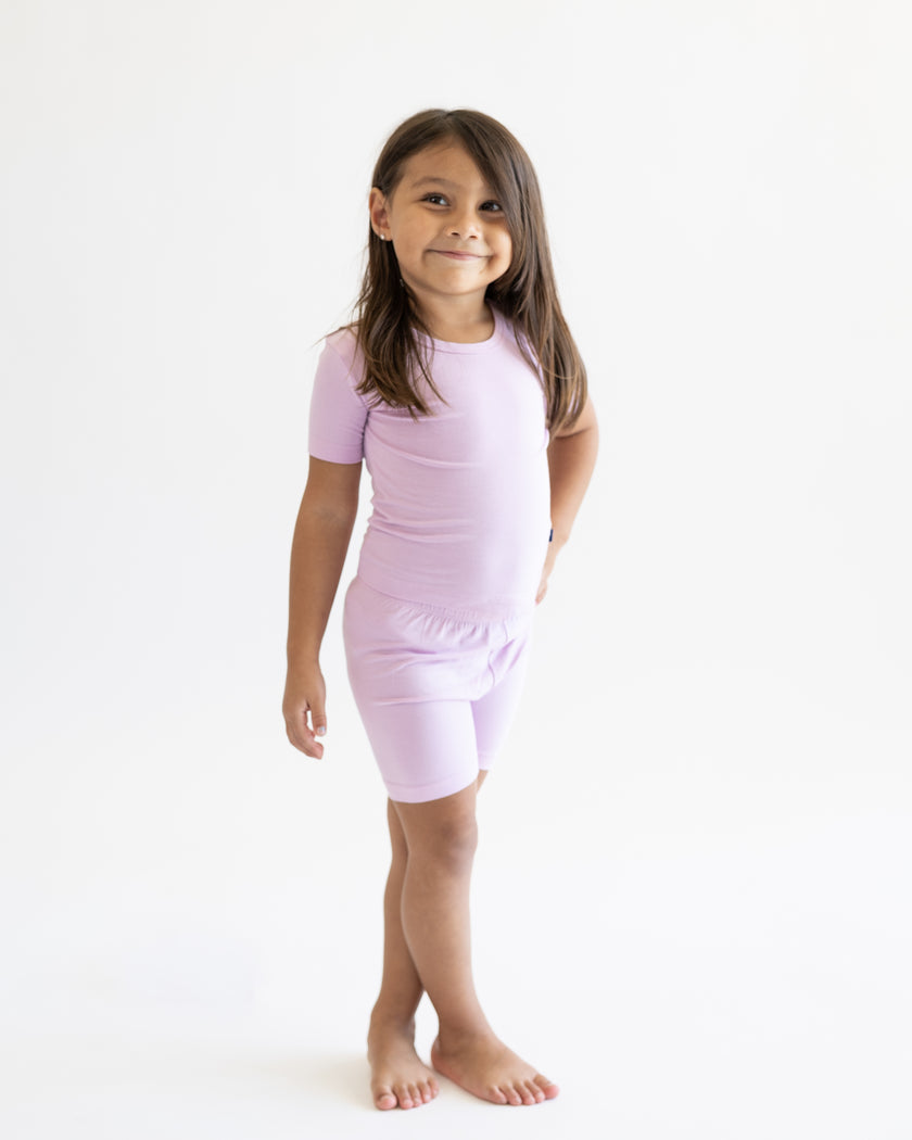 Short Sleeve Pajamas in Orchid