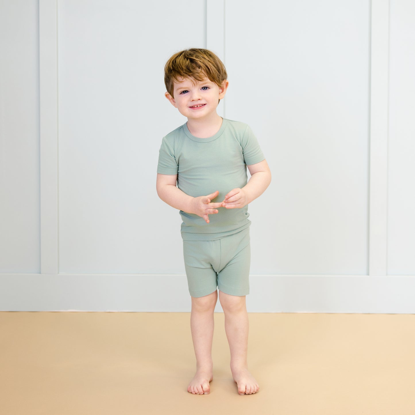 Short Sleeve Pajamas in Pistachio