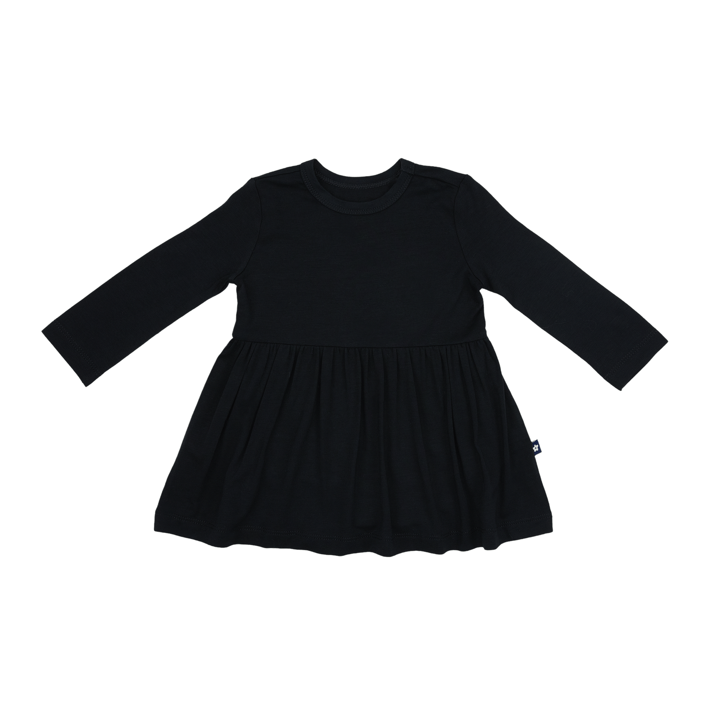 Long Sleeve Twirl Dress in Midnight