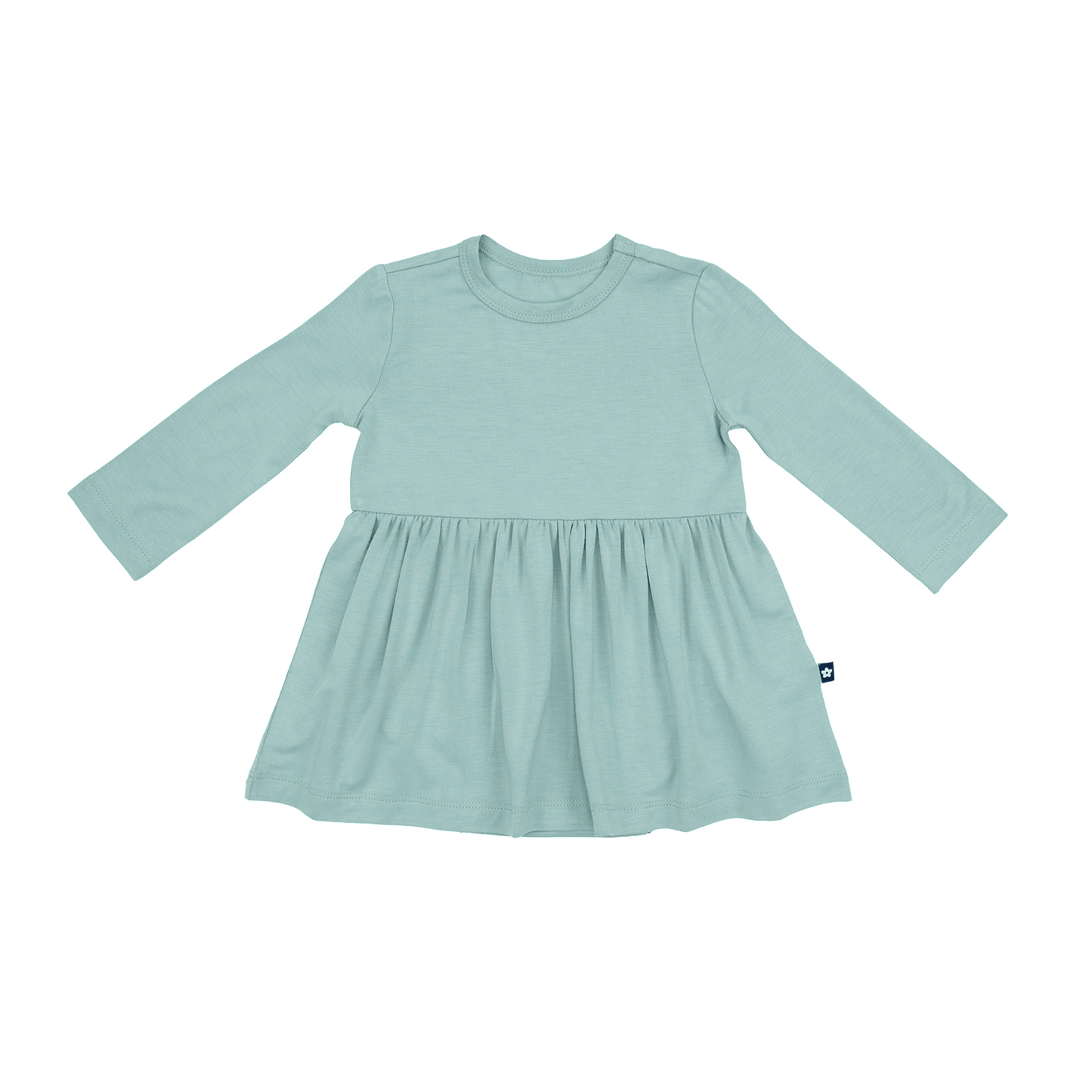 Long Sleeve Twirl Dress in Pistachio
