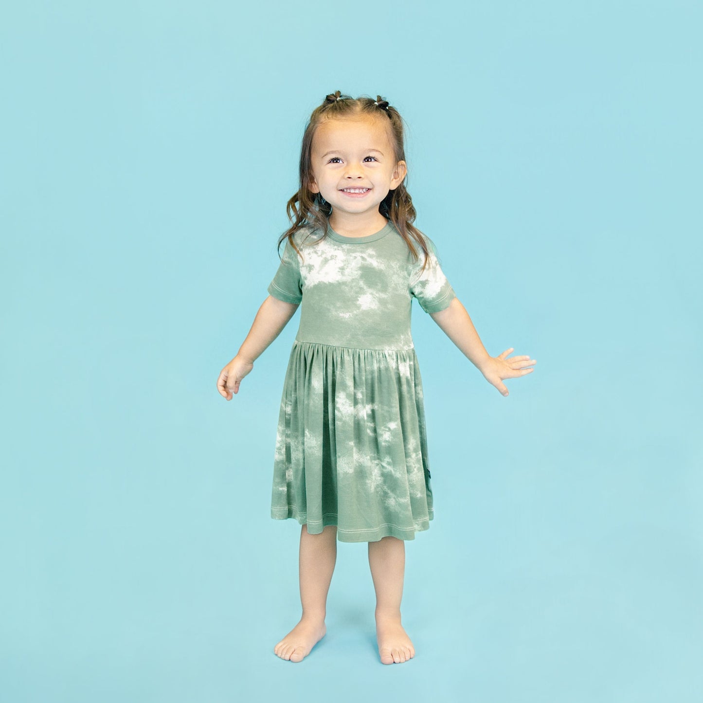Twirl Dress in Pine