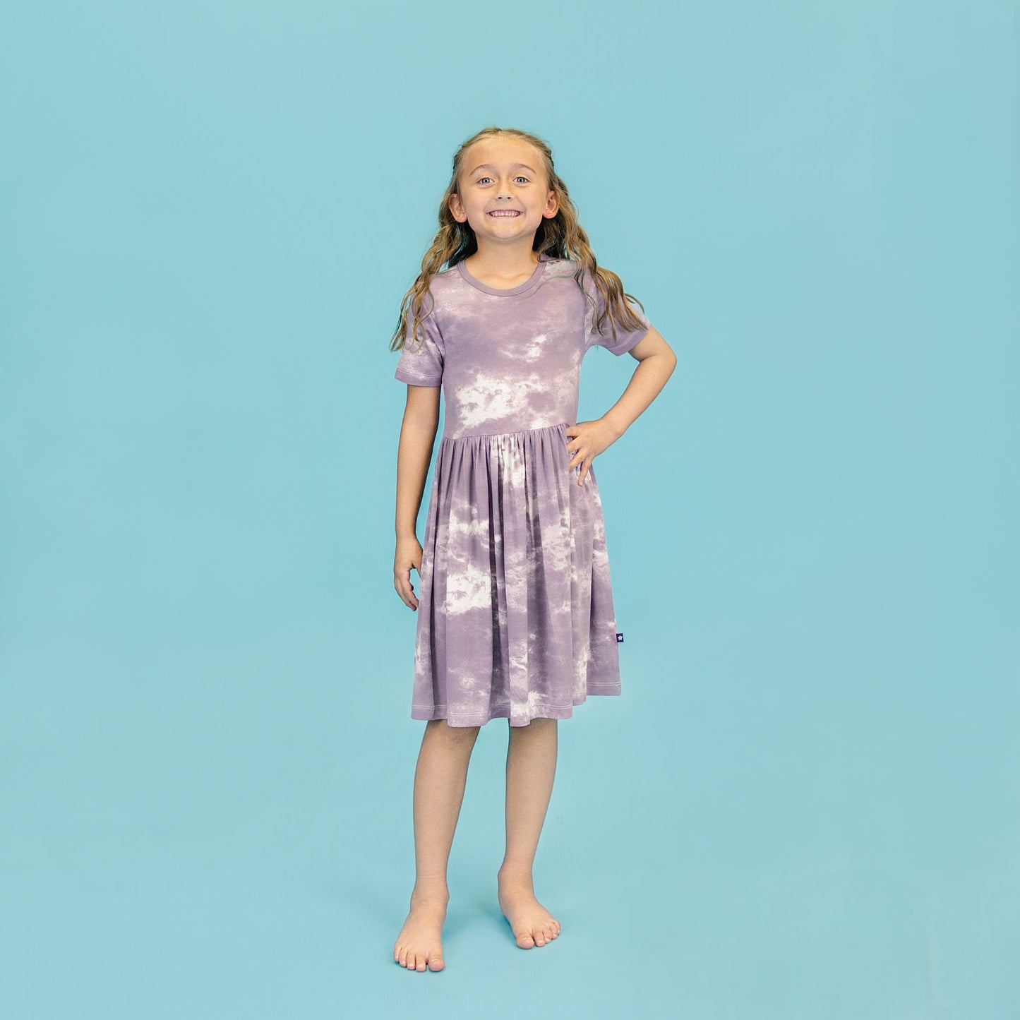 Twirl Dress in Quick Silver