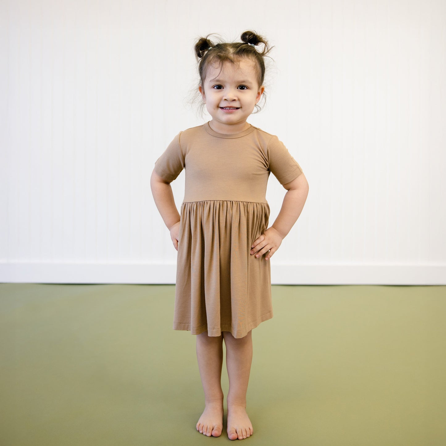 Twirl Dress in Mocha