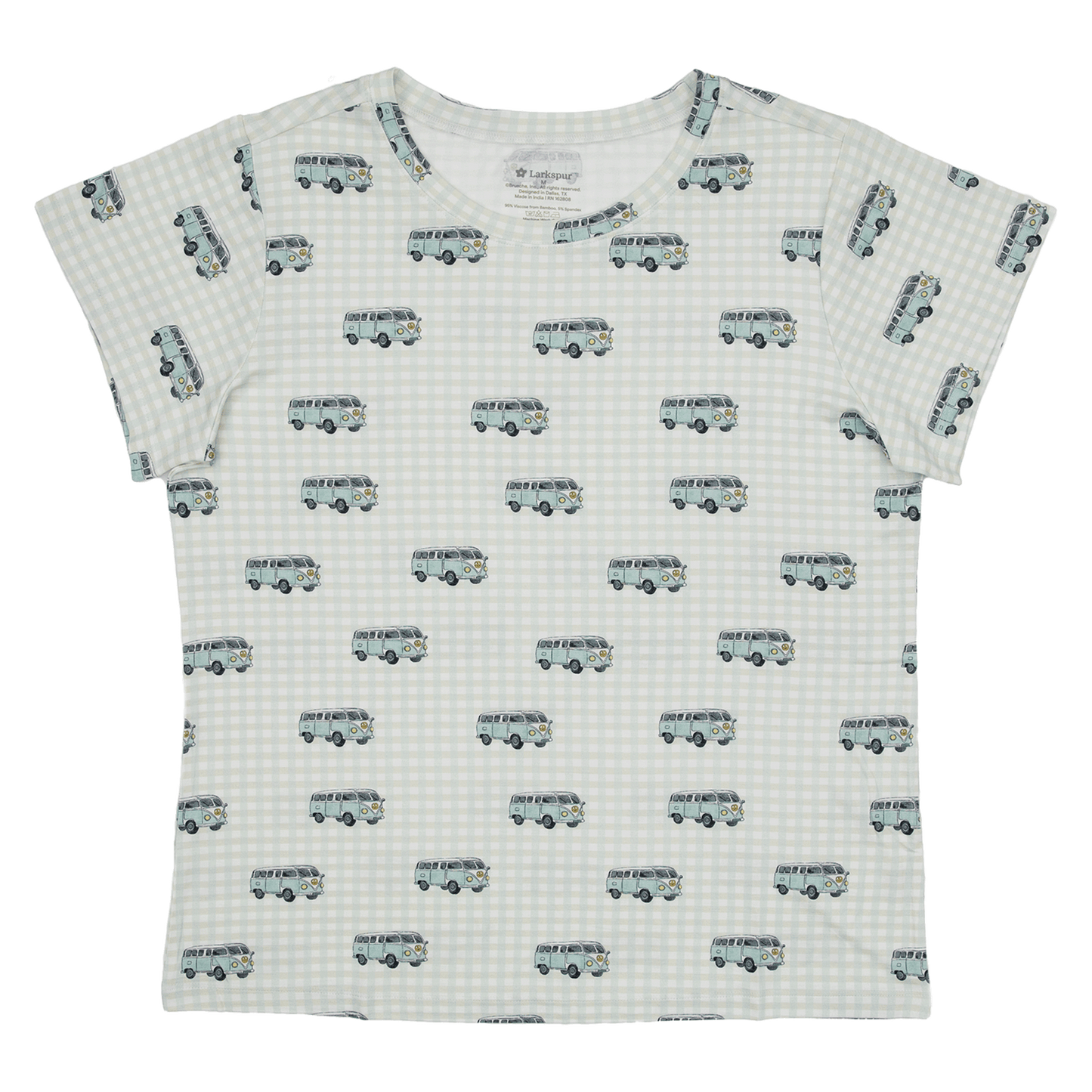 Women's Short Sleeve Lounge Tee in Road Trip