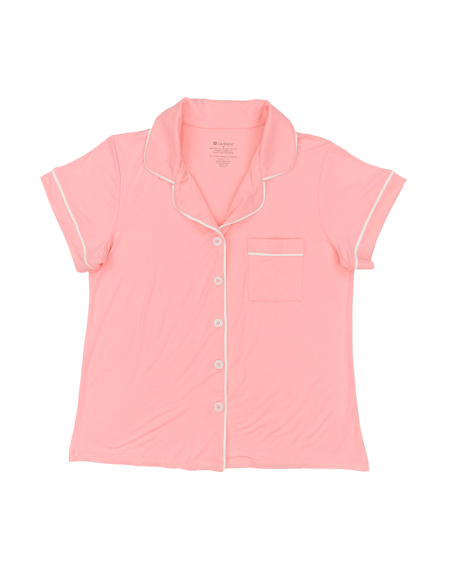 Women's Short Pajama Set in Candy Pink