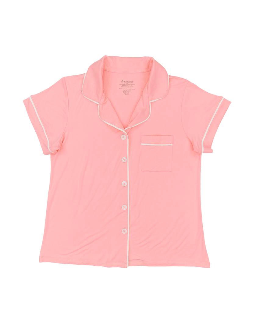 Women's Short Pajama Set in Candy Pink