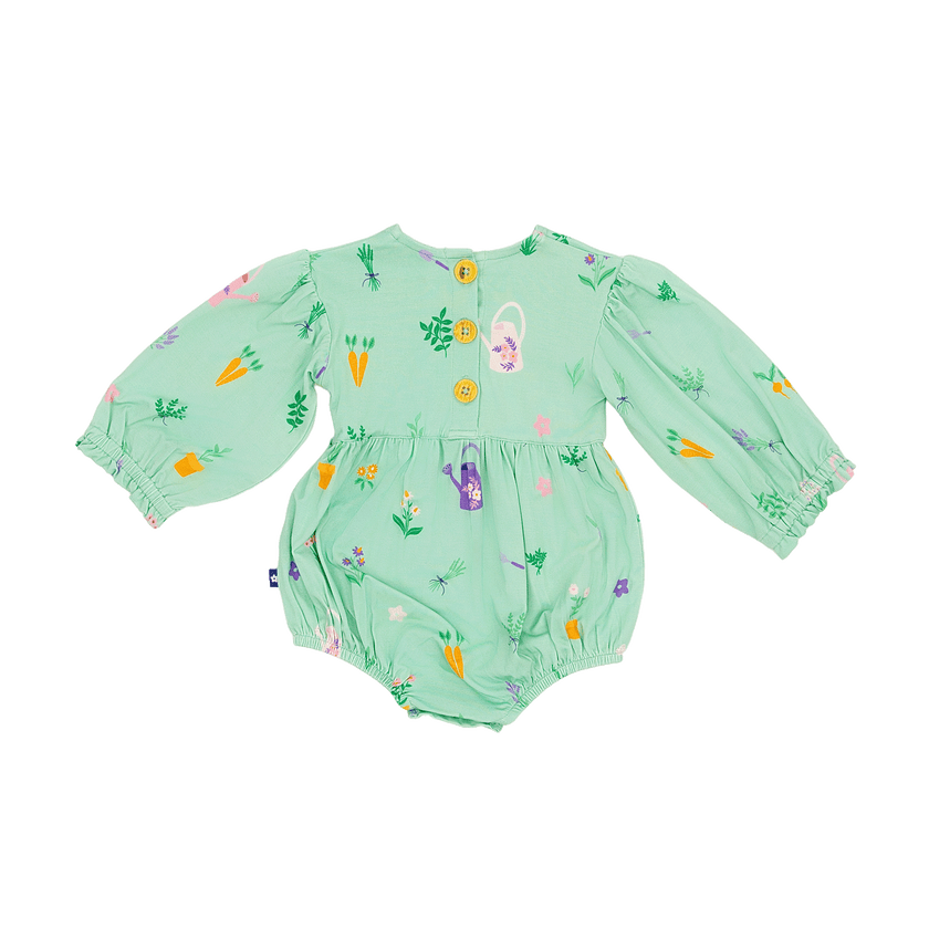 Bubble Romper in Bloom and Trowel
