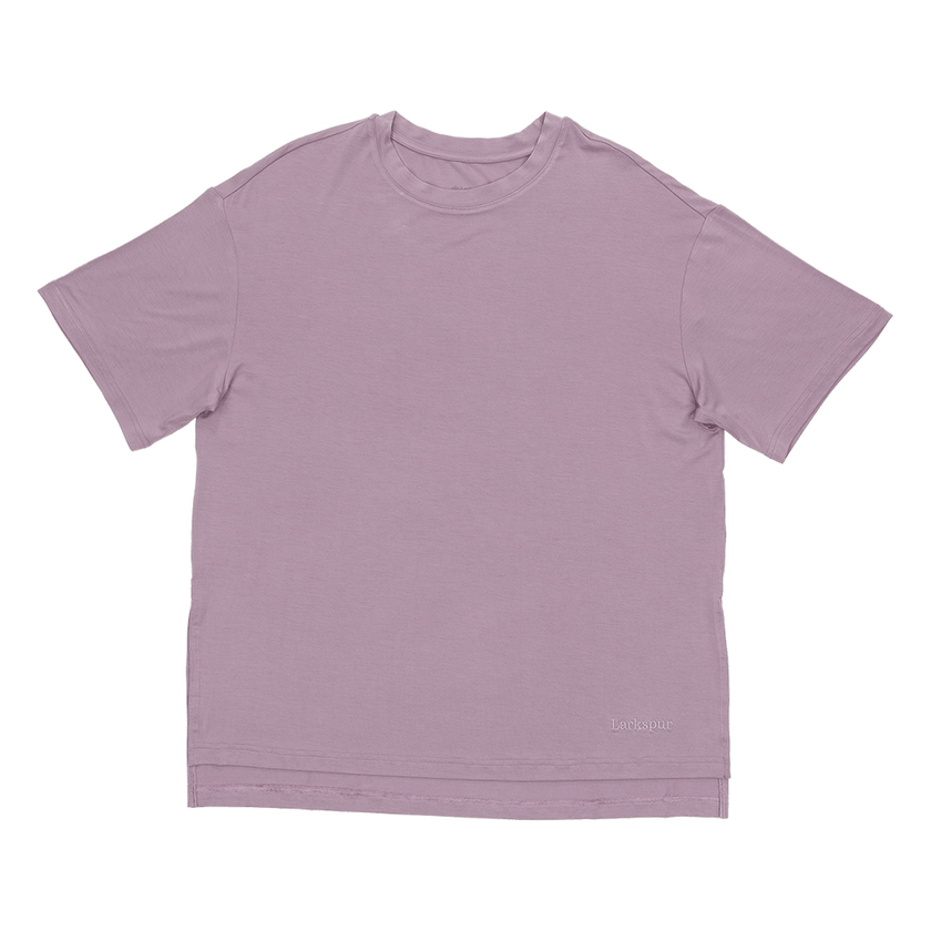 Women's Biker Short Set in Lilac Mist
