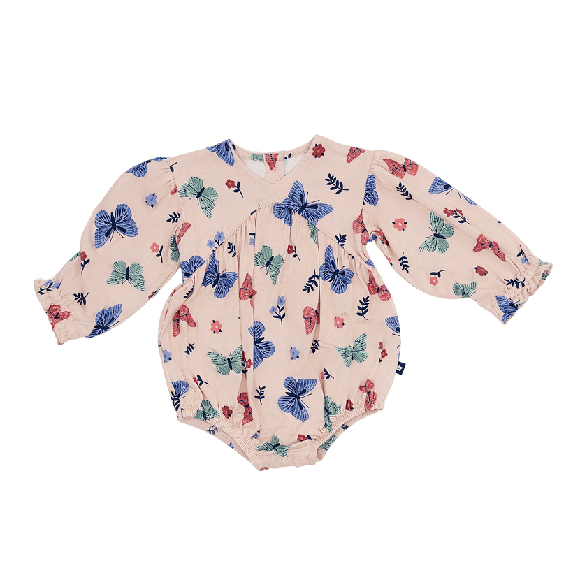 Bubble Romper in Butterfly Parade