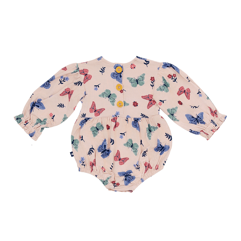 Bubble Romper in Butterfly Parade