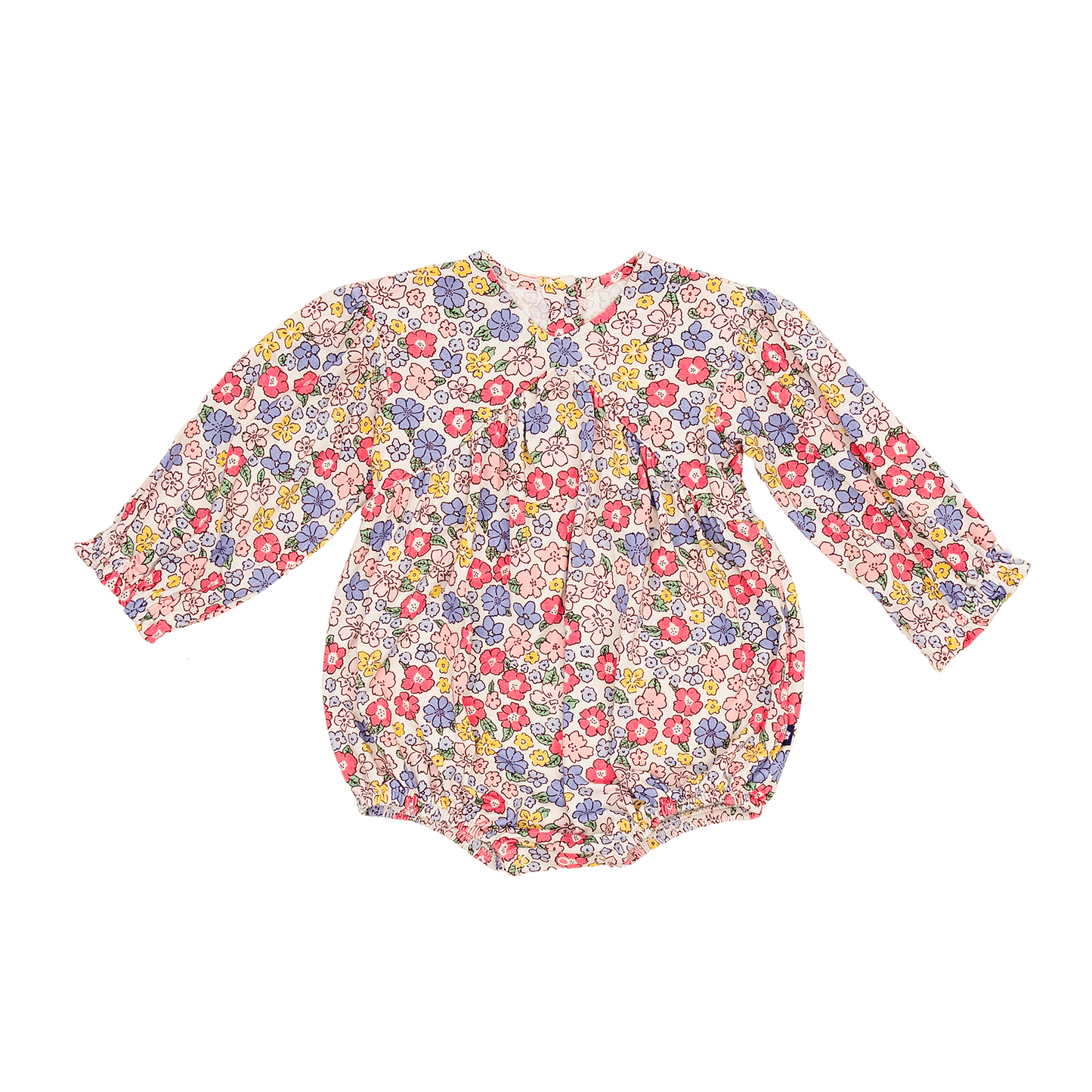 Bubble Romper in Ditsy Delight