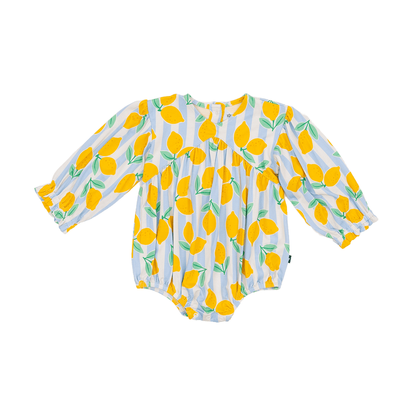 Bubble Romper in Lemonade