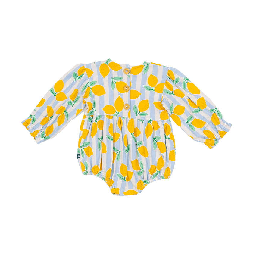 Bubble Romper in Lemonade