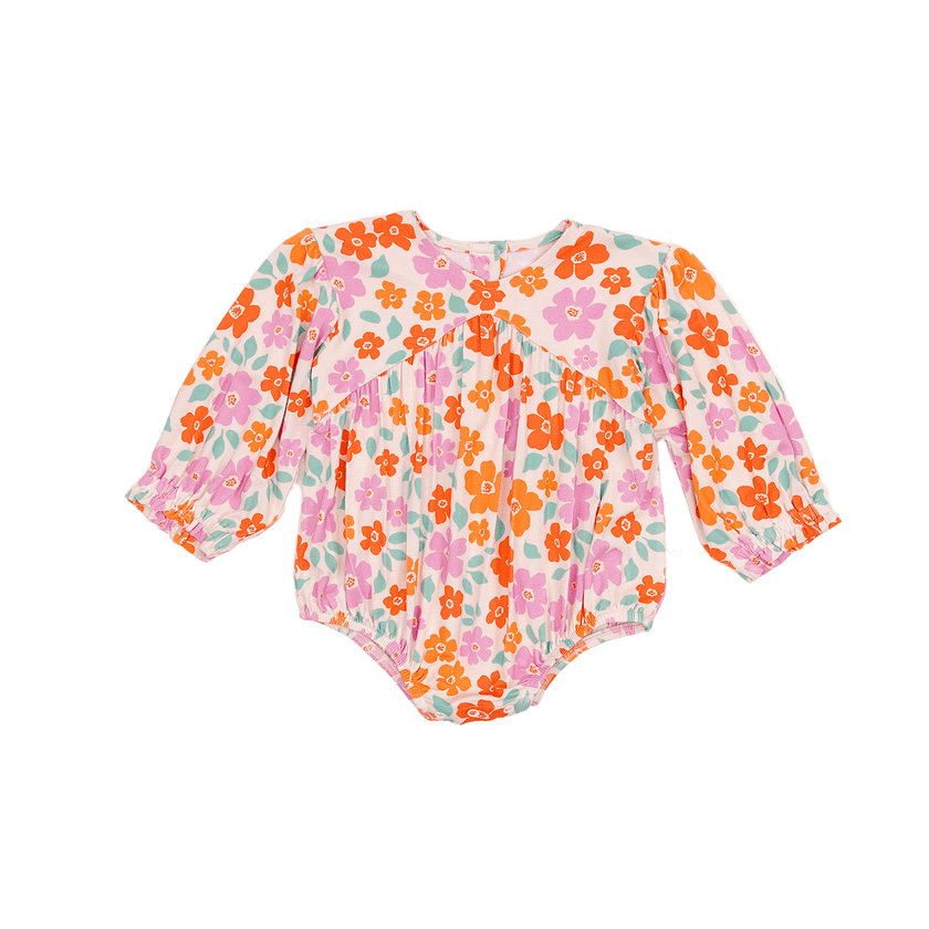Bubble Romper in Sweet Blossom