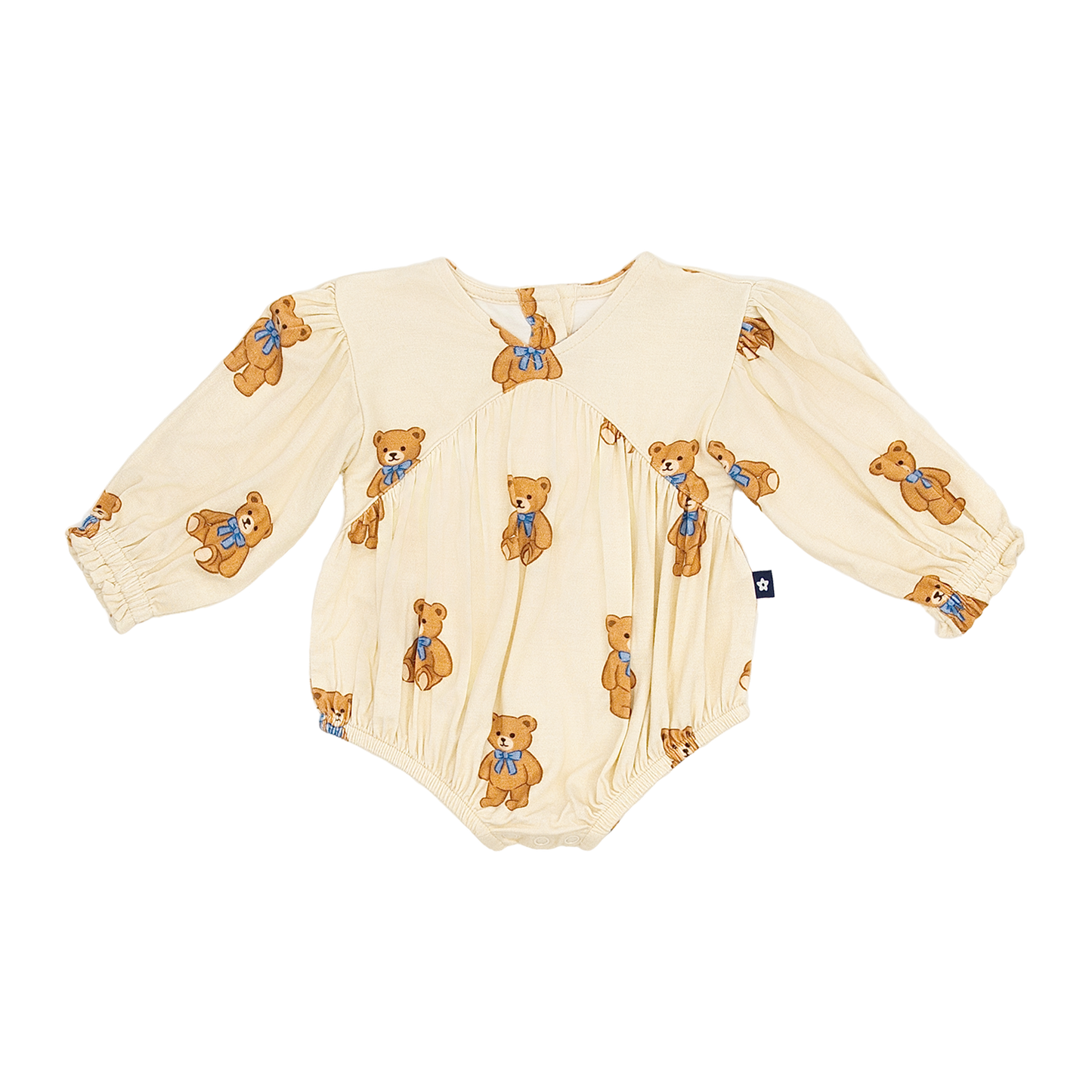 Bubble Romper in Teddy Bear