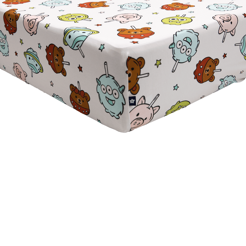 Crib Sheet in Sweet Squad