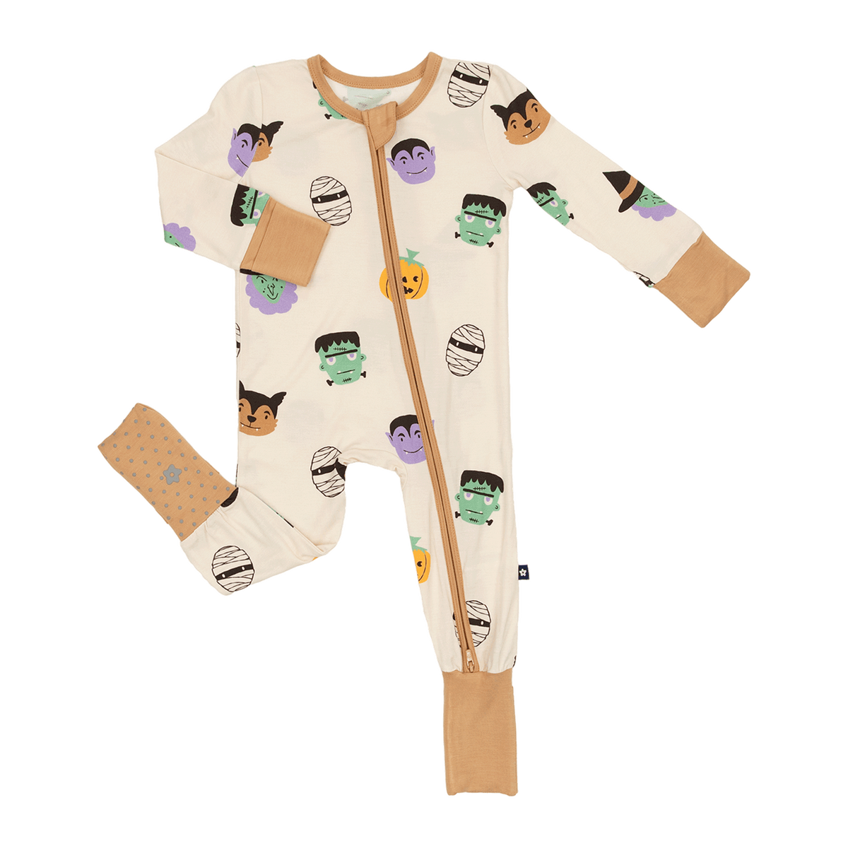 Larkspur Baby | Romper Pajamas | Convertible Footed Romper in Boo Crew ...