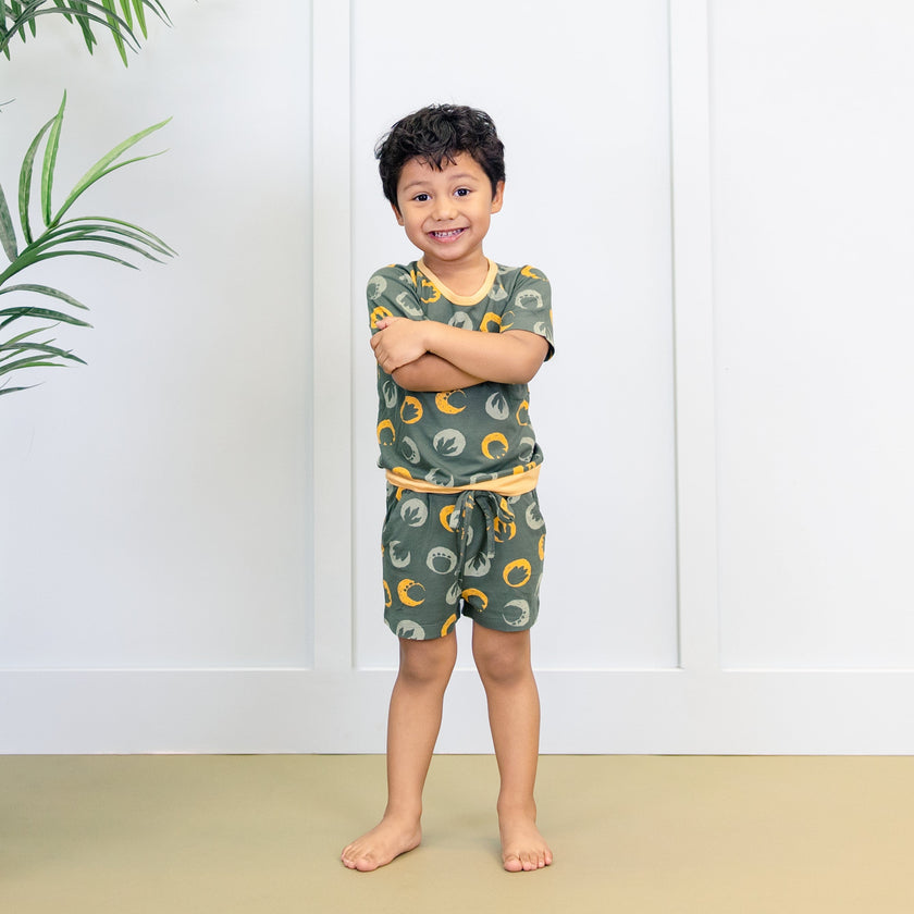 Jogger Set in Dino Dots
