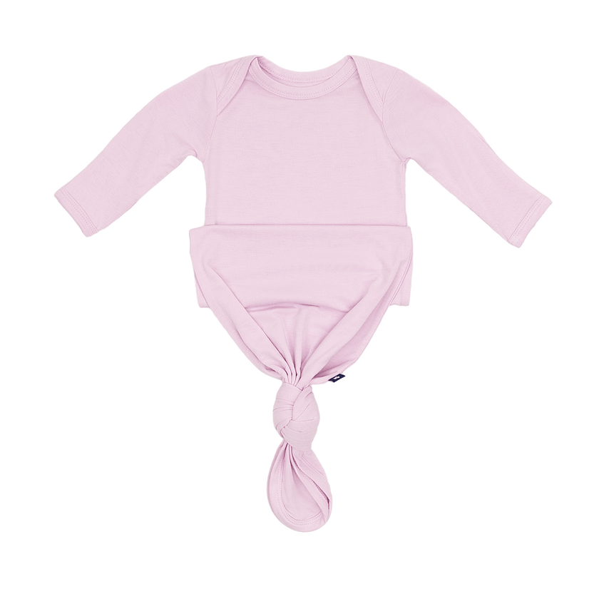 Newborn Baby Knot Gown in Orchid