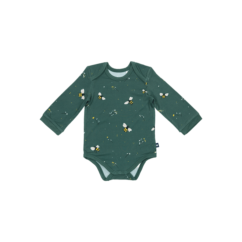 Long Sleeve Bodysuit in Busy Bee