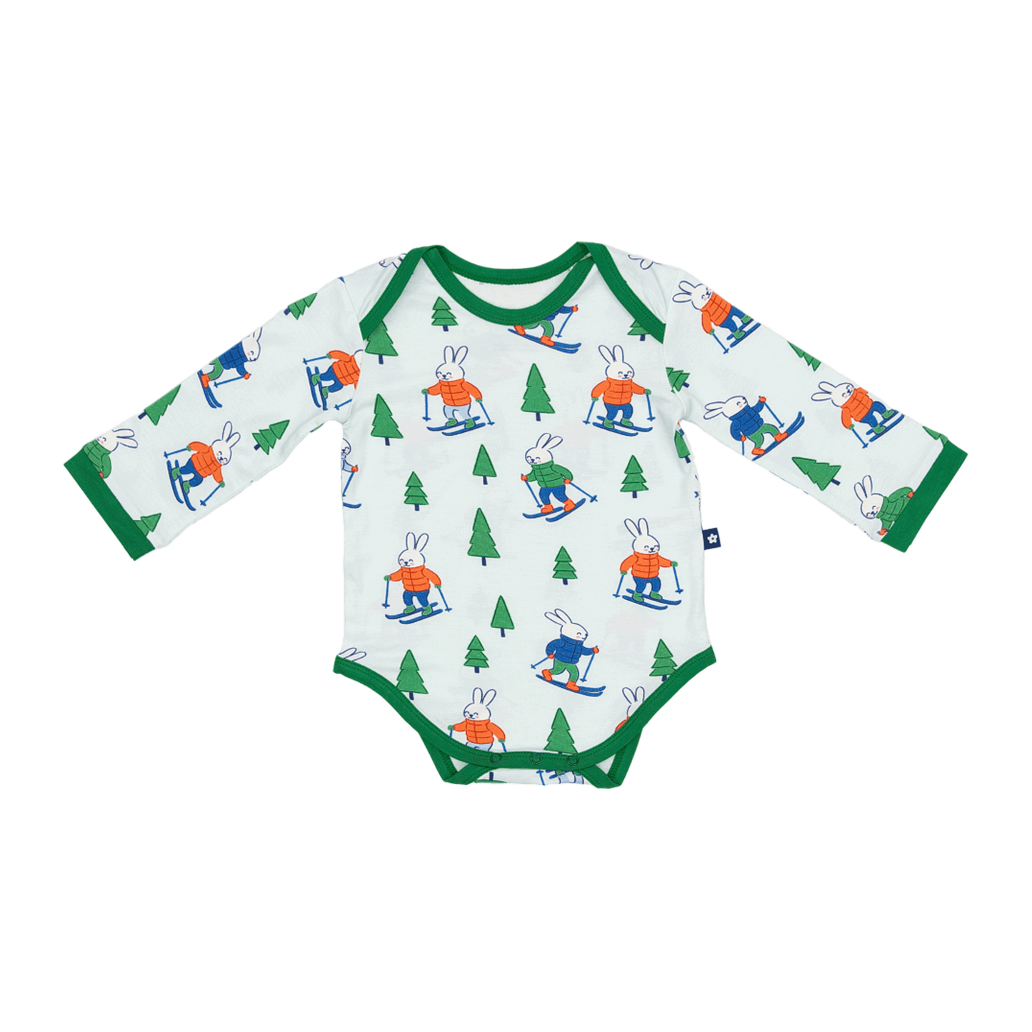 Long Sleeve Bodysuit in Bunny Slopes