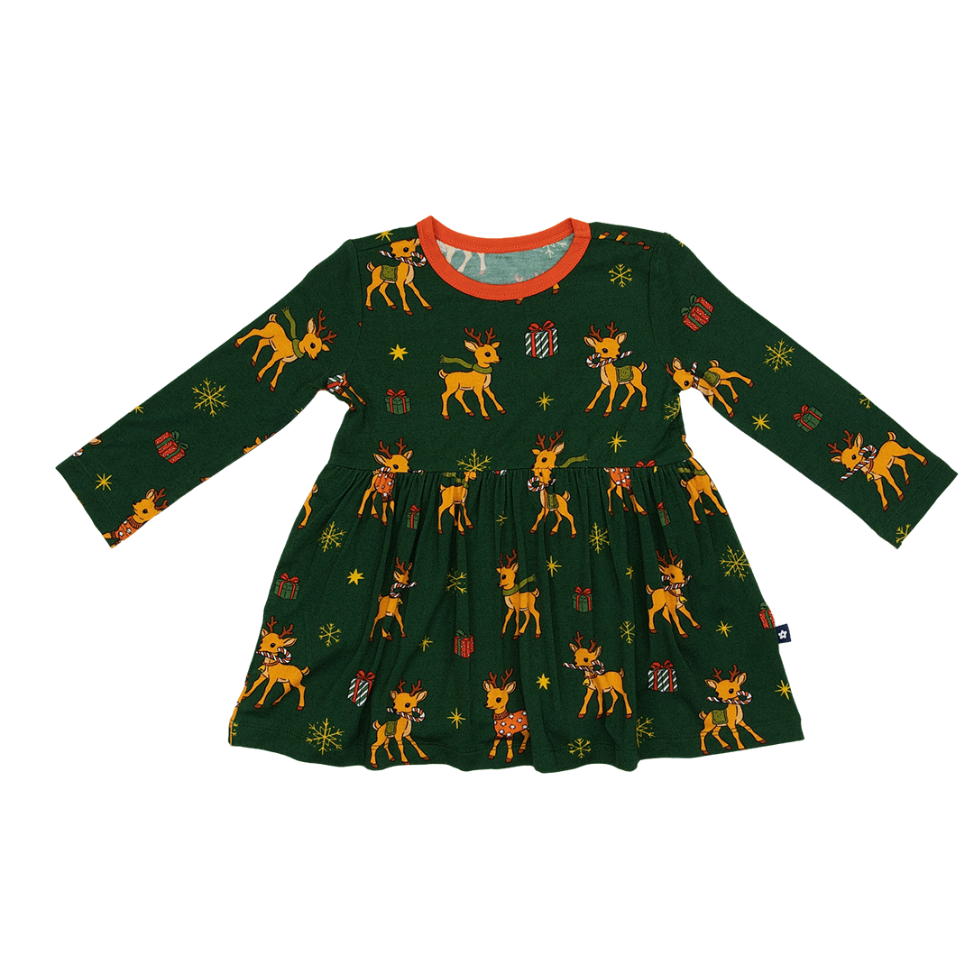 Long Sleeve Twirl Dress in Oh Dear!